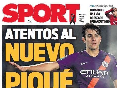 4 June 2020 Sport embed only newspapers covers