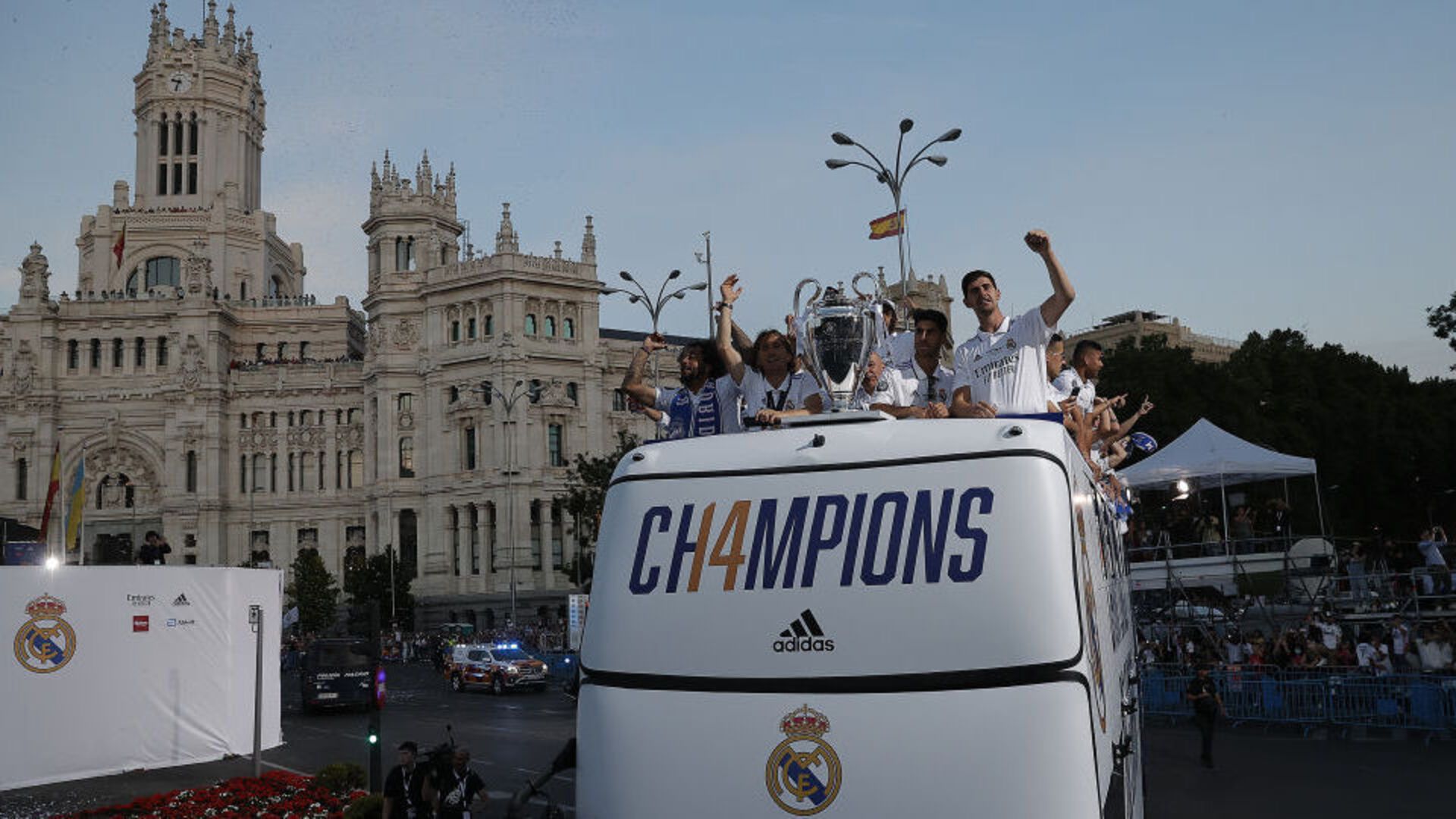 Madrid celebración Cibeles