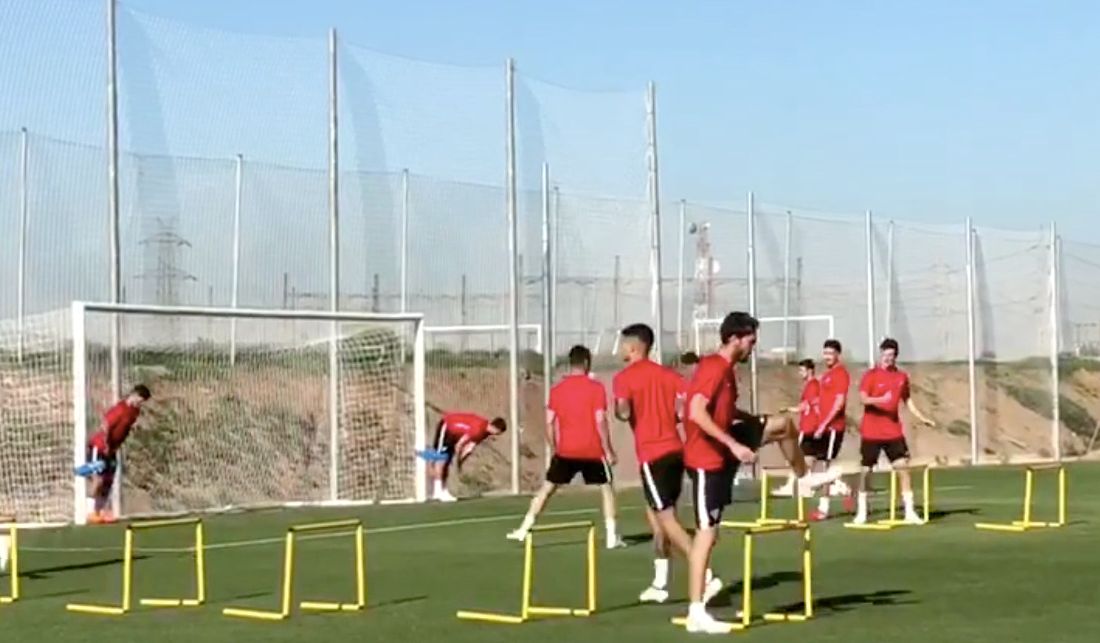 Entrenamiento Sevilla