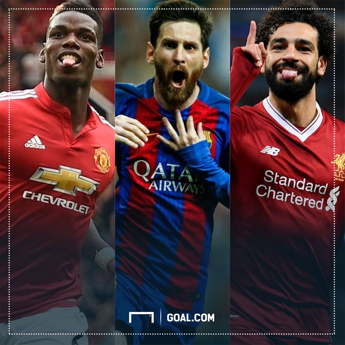 Pogba Messi Salah