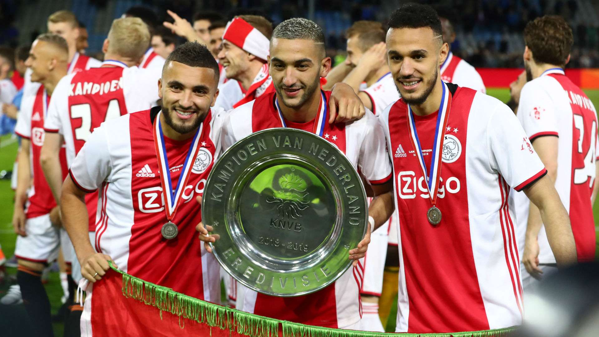 Noussair Mazraoui Hakim Ziyech Ajax