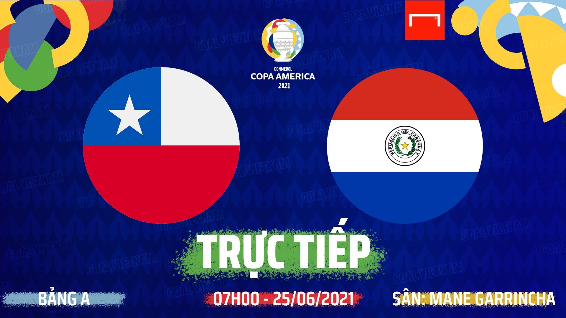 Live Chile vs Paraguay Copa America 2021 GFX