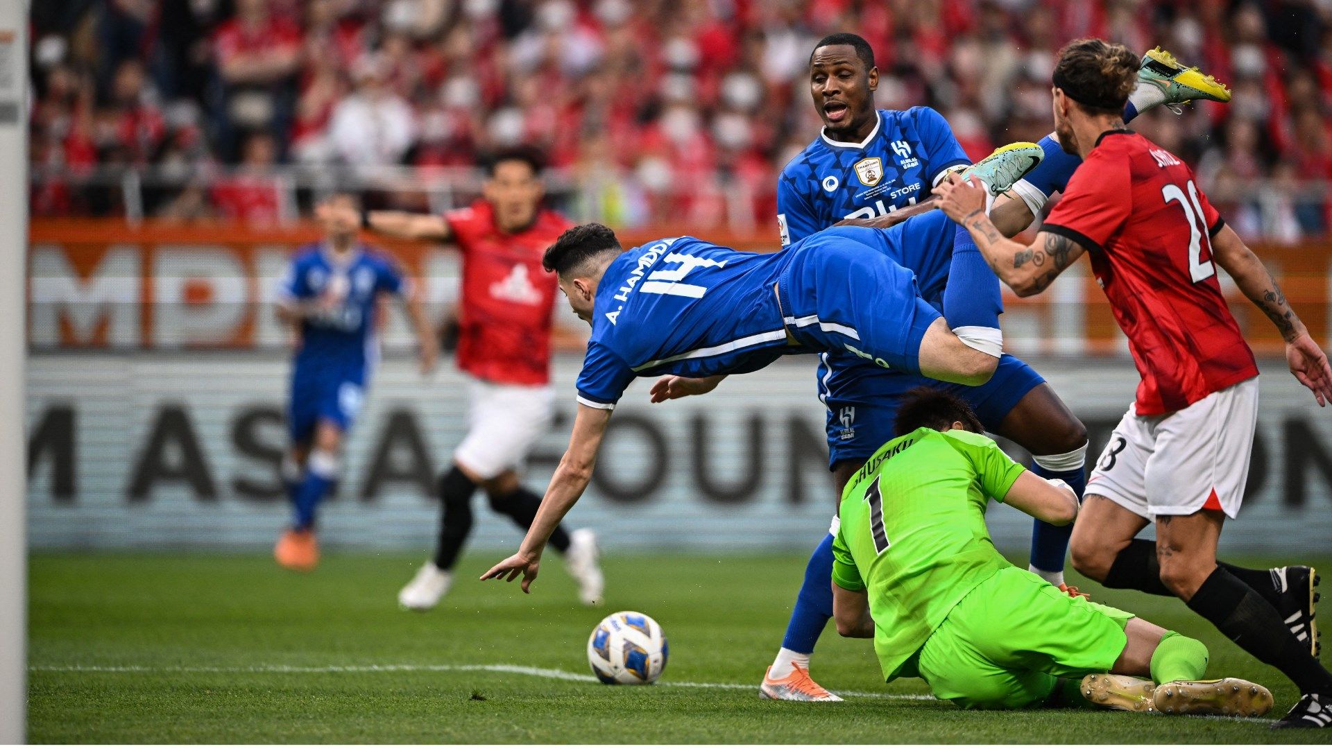 Odion Ighalo Abdullah Al-Hamdan Hilal Urawa Red Diamonds AFC CL Final 06.05.2023