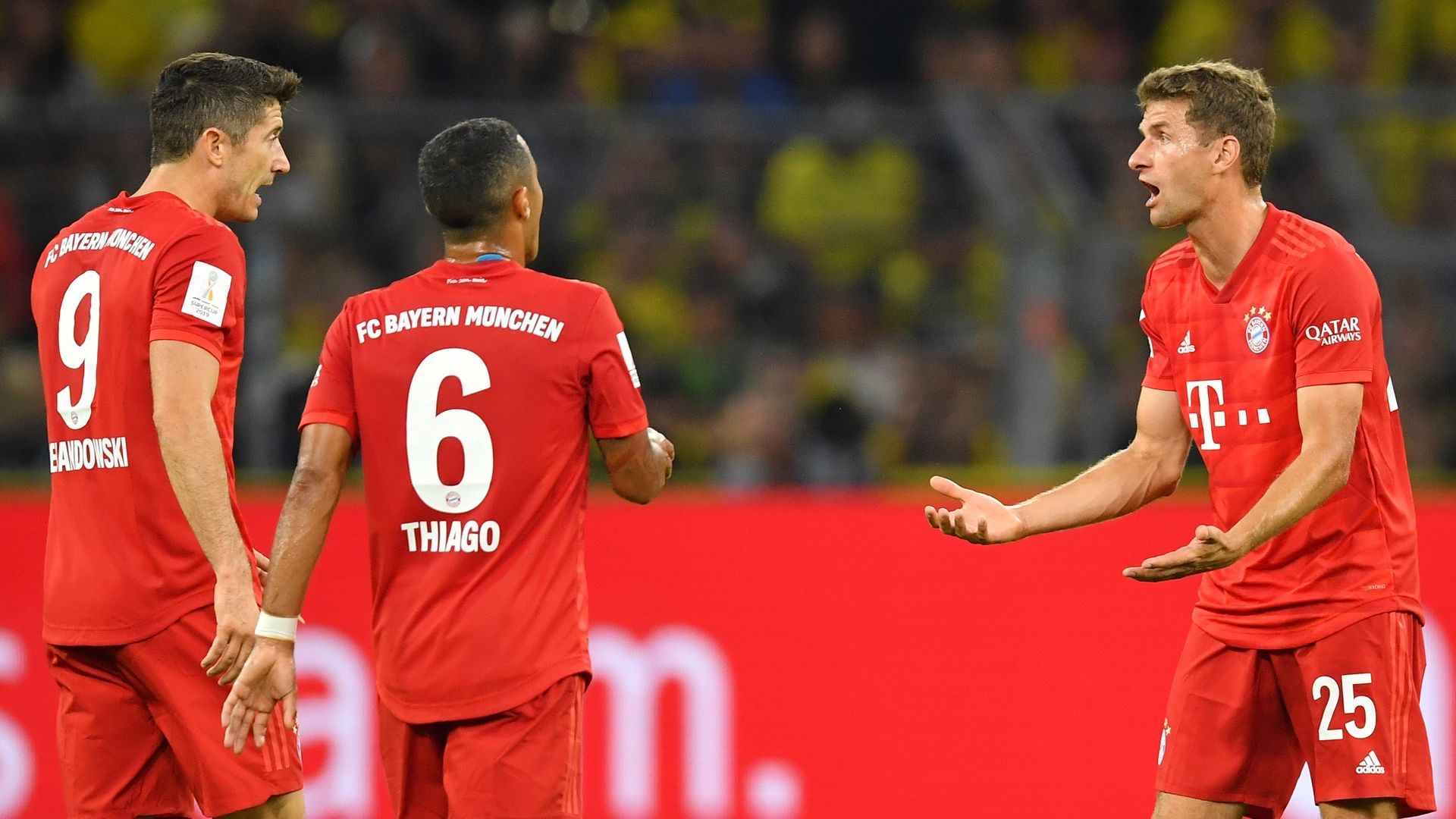 Müller Lewandowski Thiago Bayern Supercup 2019