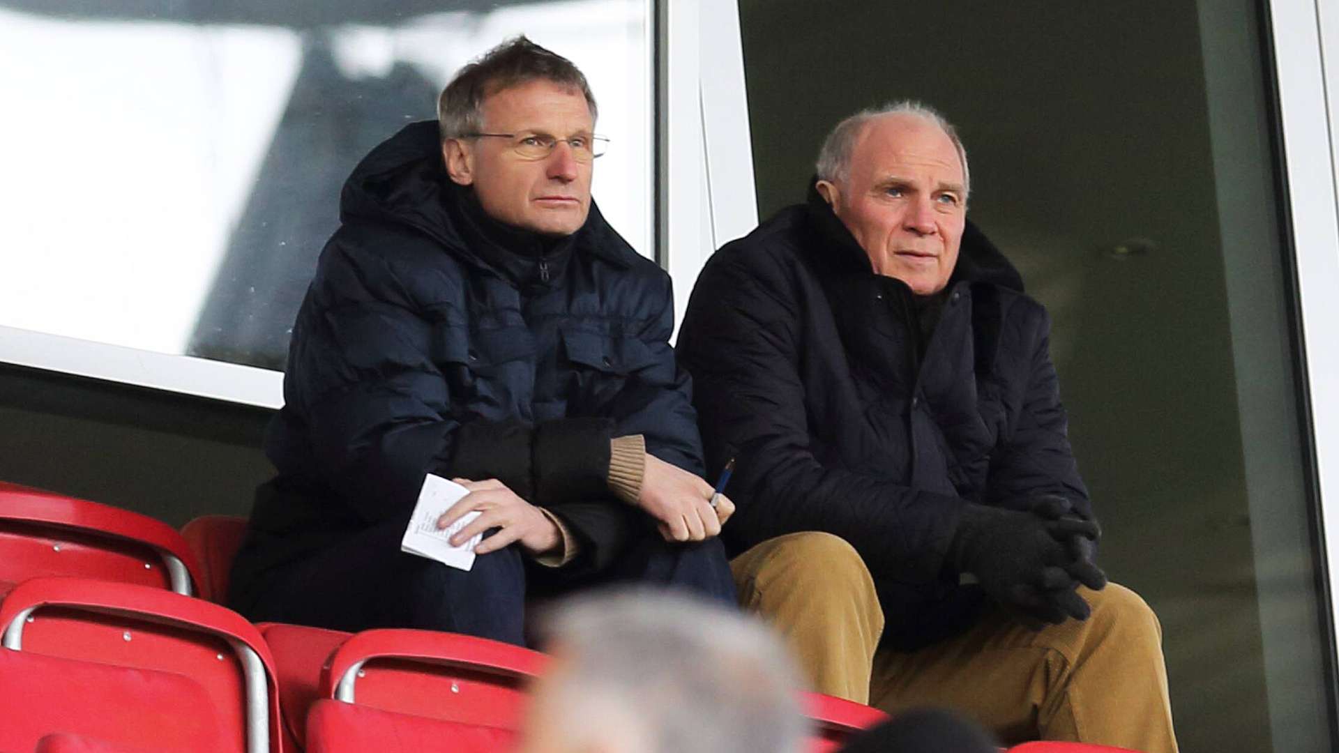 ONLY GERMANY Michael Reschke Uli Hoeneß FC Bayern 03012015