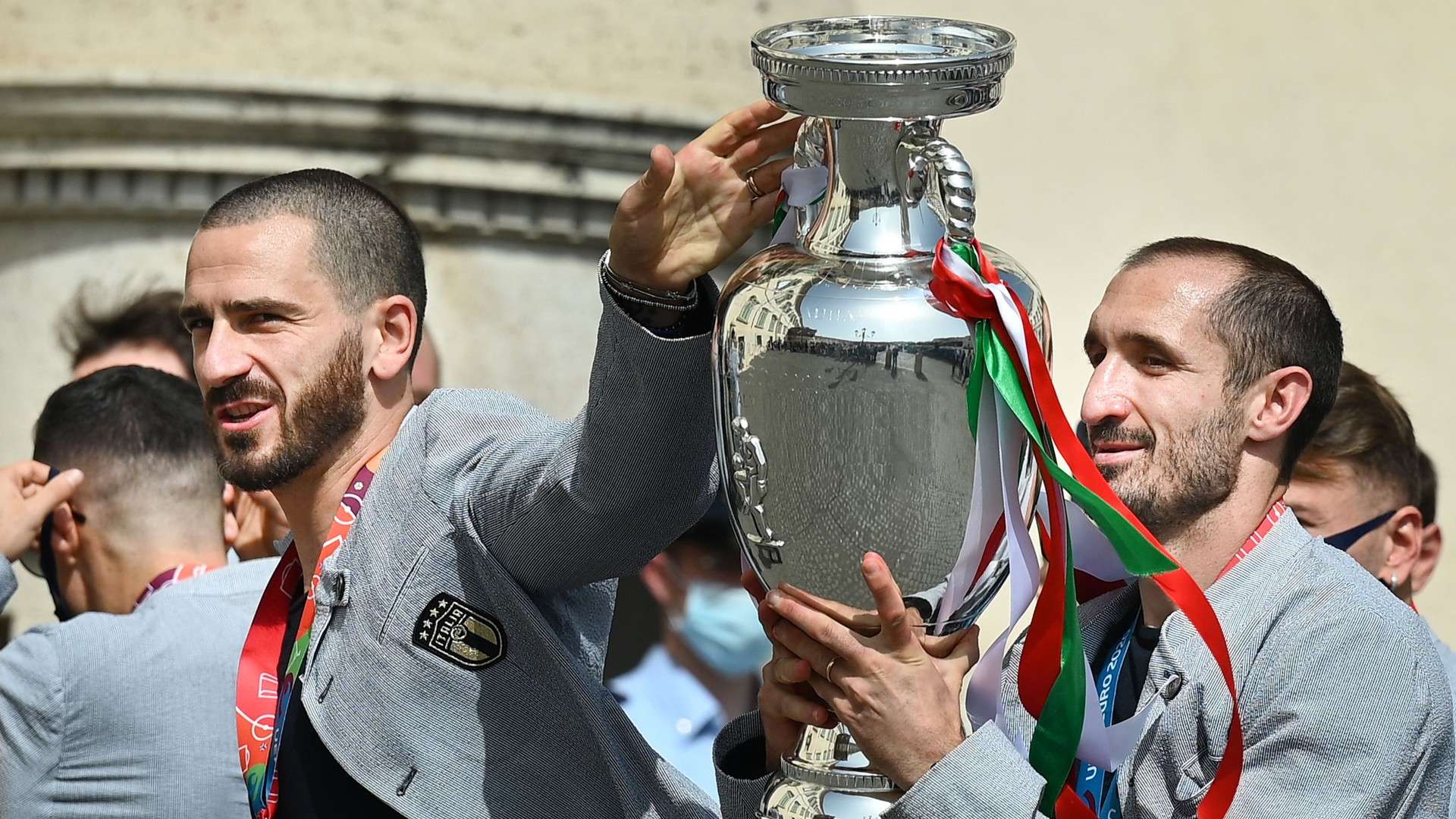 Bonucci Chiellini Italy Euro 2020 Quirinale