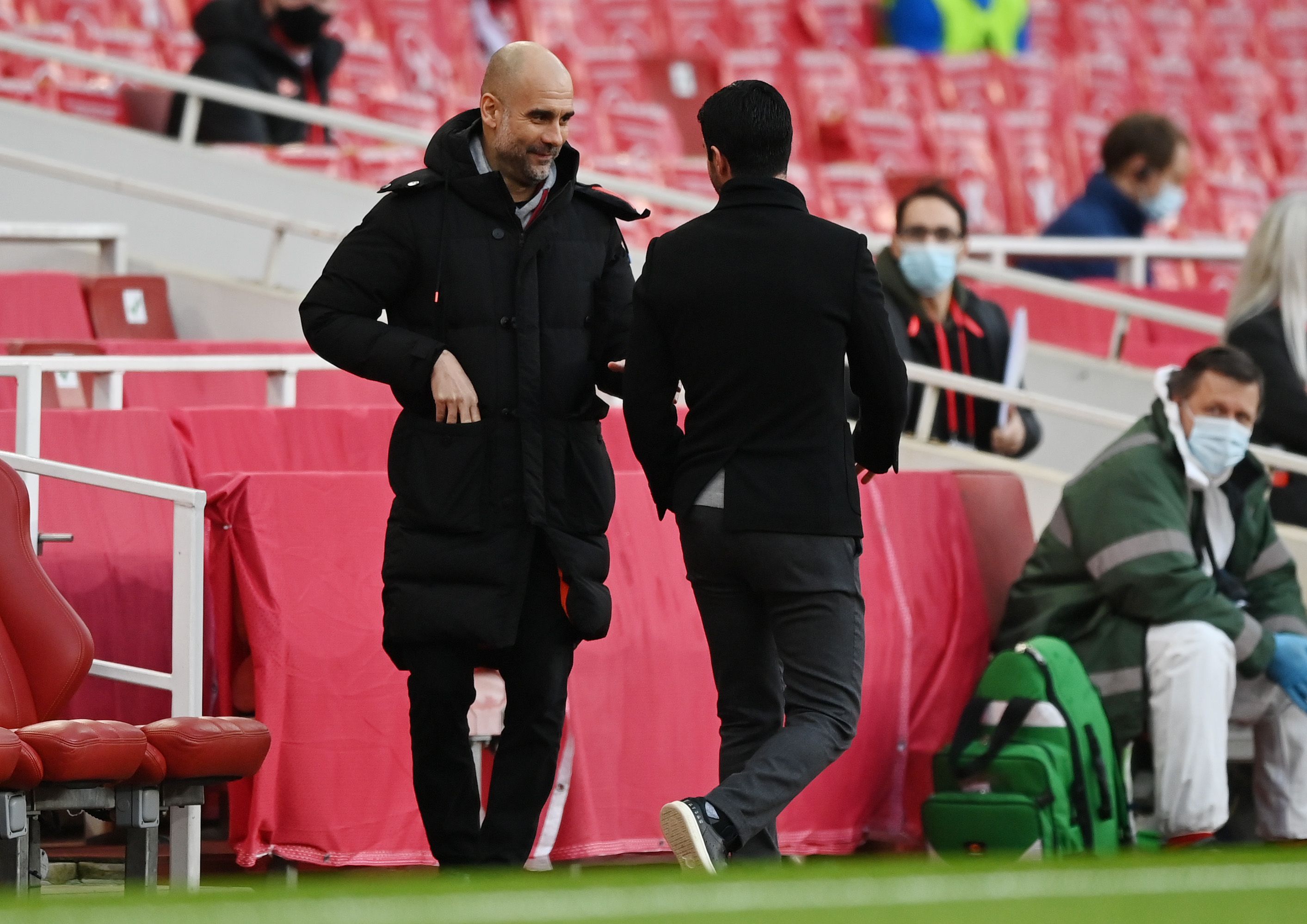 Pep Guardiola & Mikel Arteta