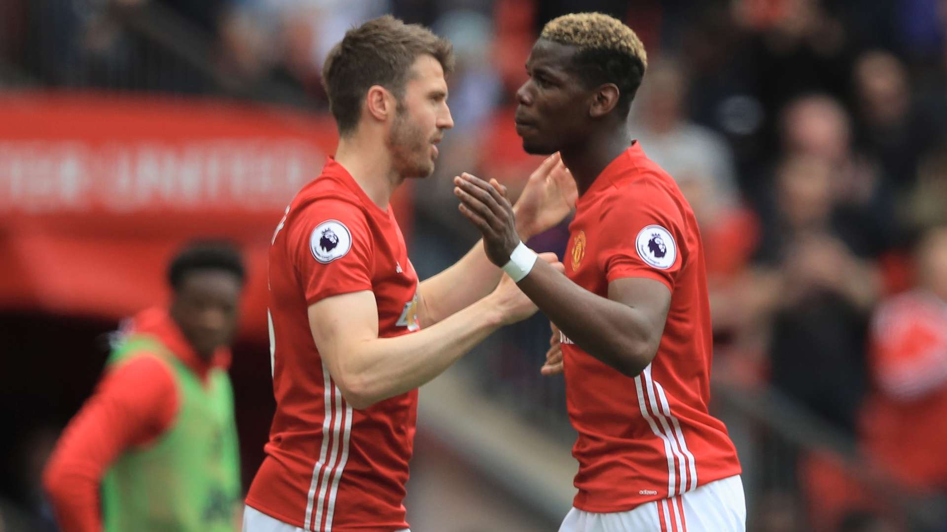 Paul Pogba Michael Carrick Manchester United Crystal Palace 052117