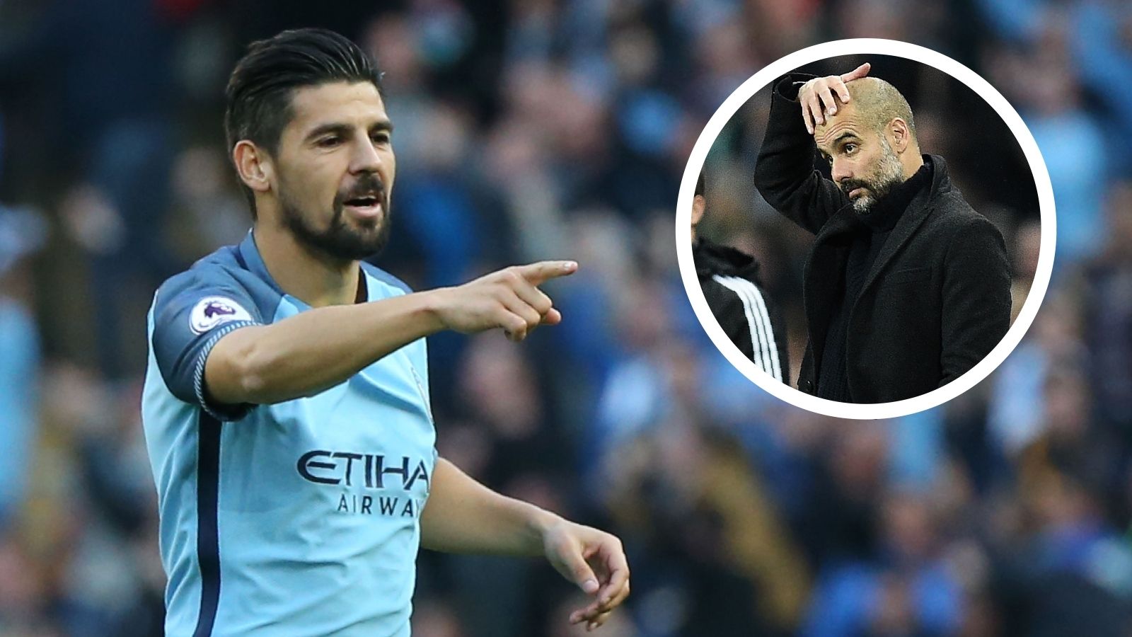 Nolito Pep Guardiola Manchester City GFX