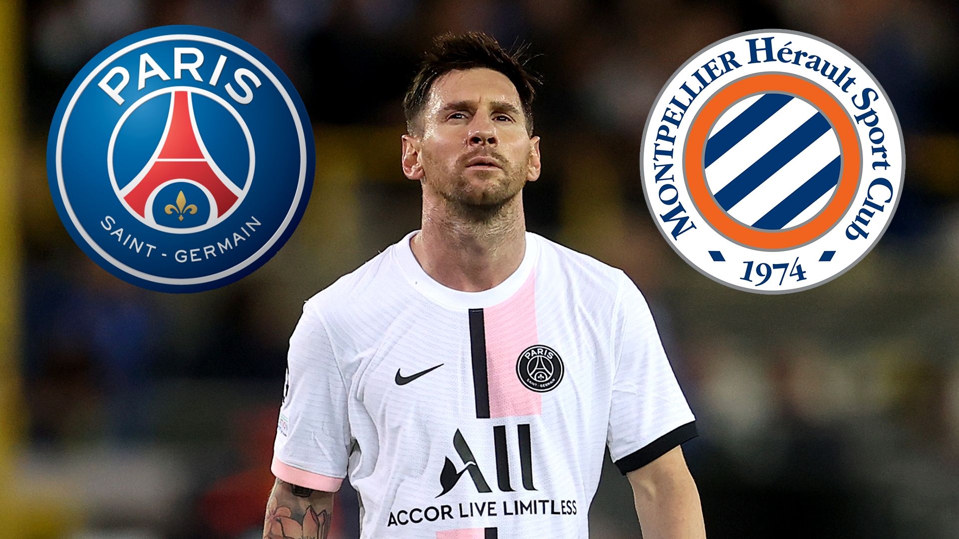 PSG vs. Montpellier Messi