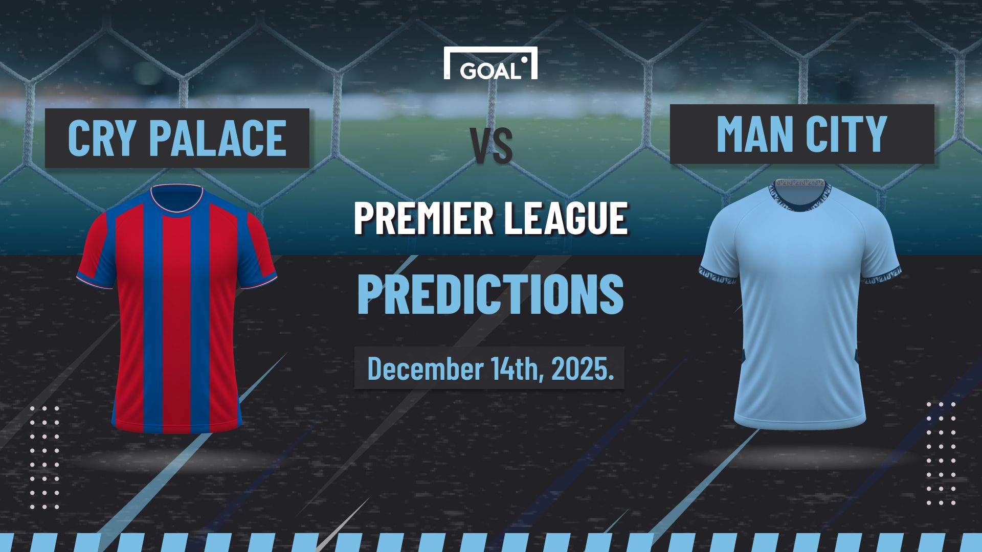 Crystal Palace vs Manchester City predictions