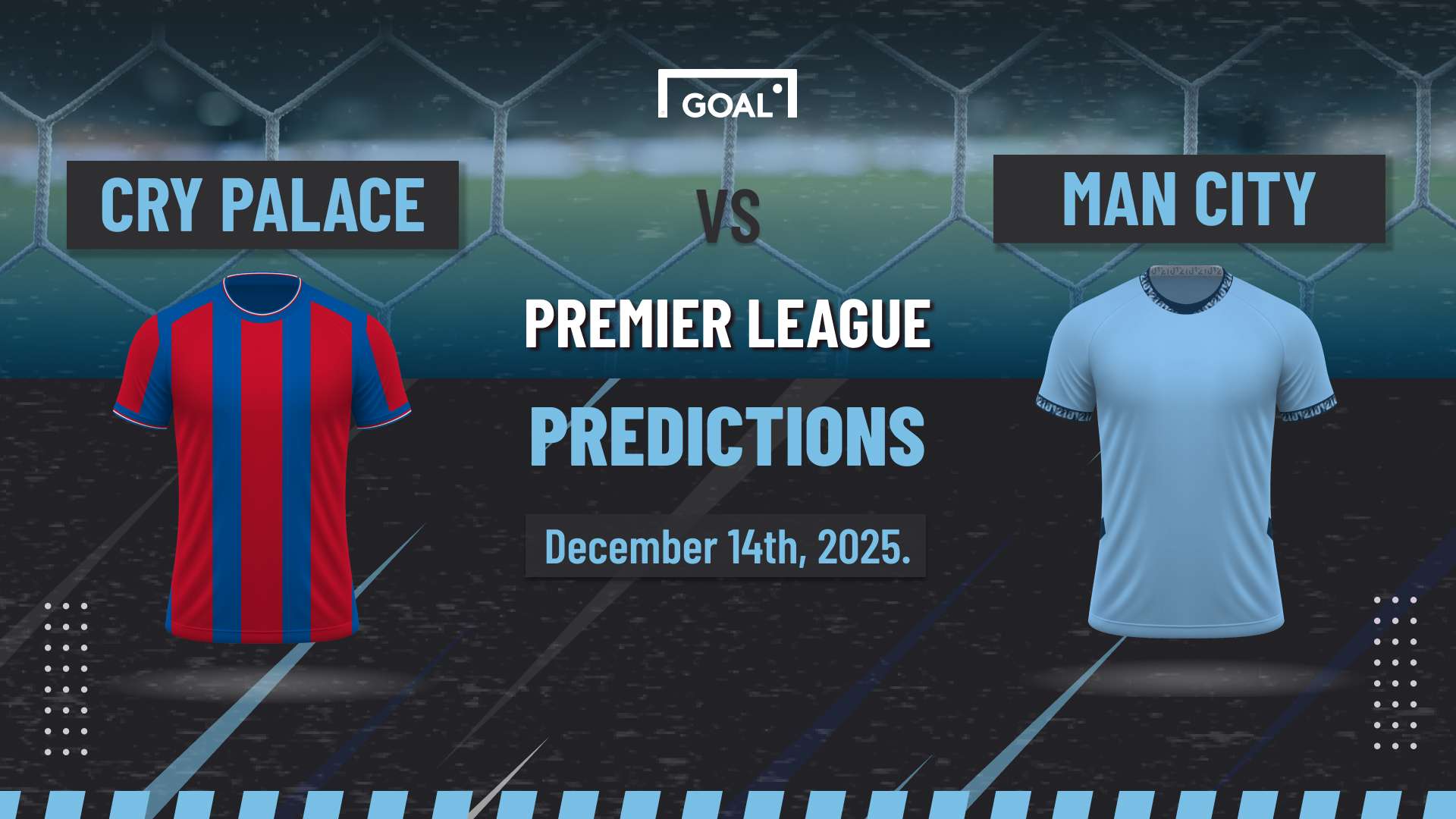 Crystal Palace vs Manchester City predictions