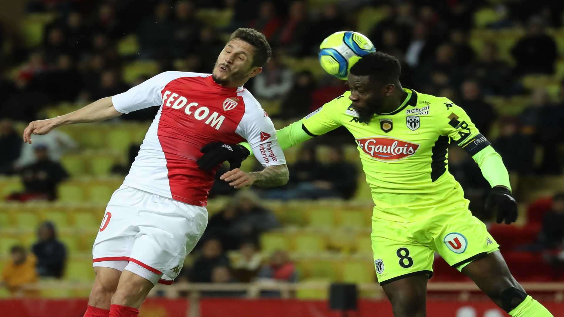 Stevan Jovetic Ismael Traore Monaco Angers Ligue 1 04022020