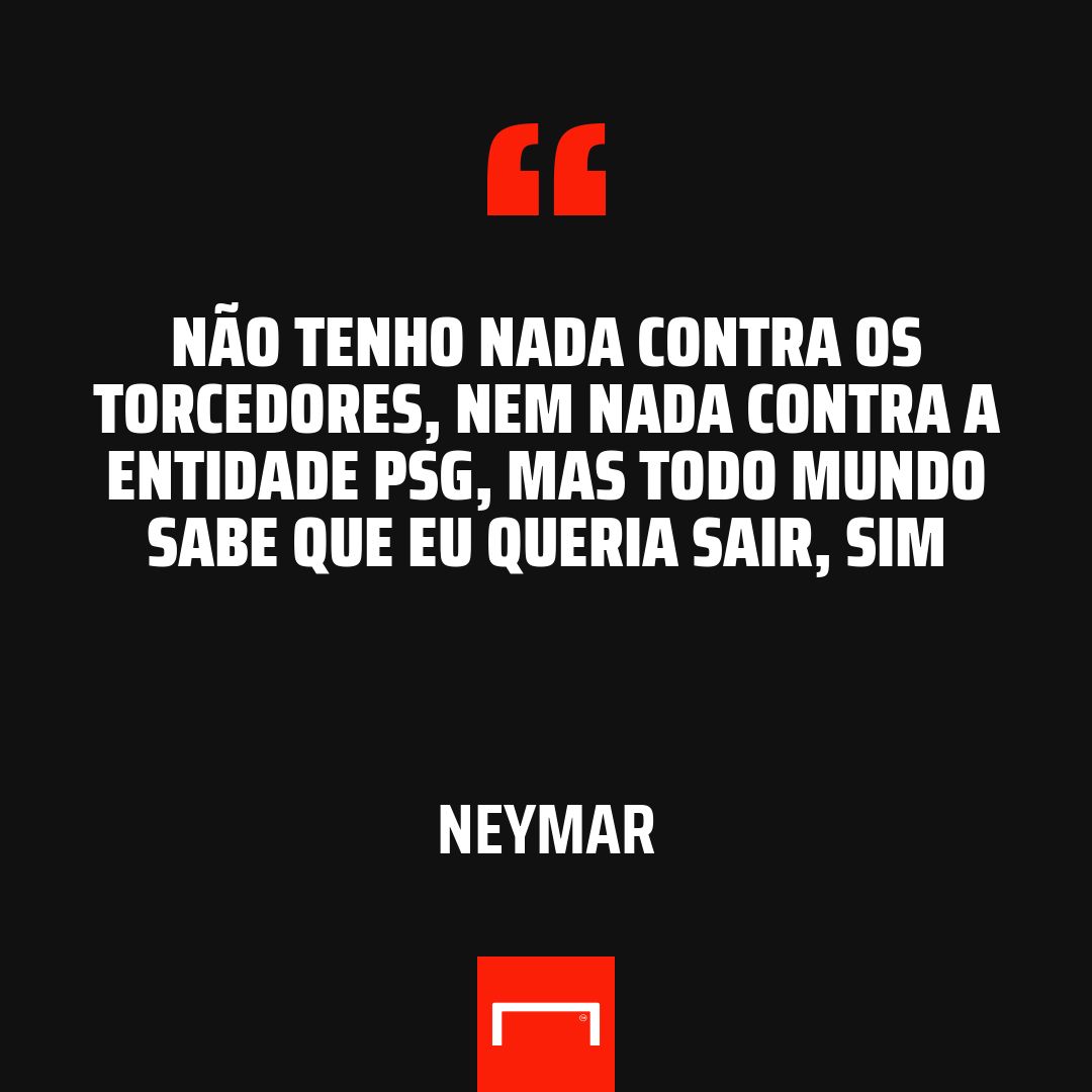 Neymar frase PSG