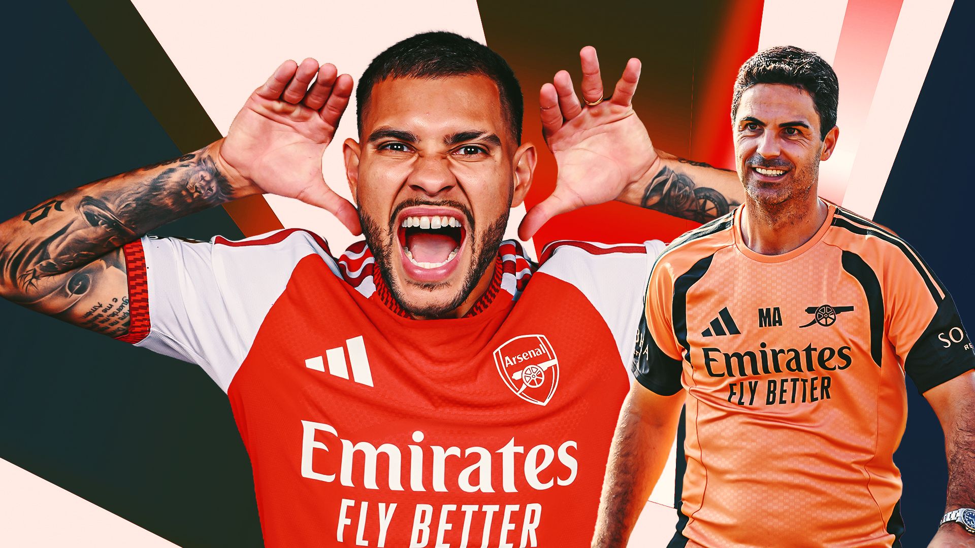 Bruno Guimaraes Arsenal GFX