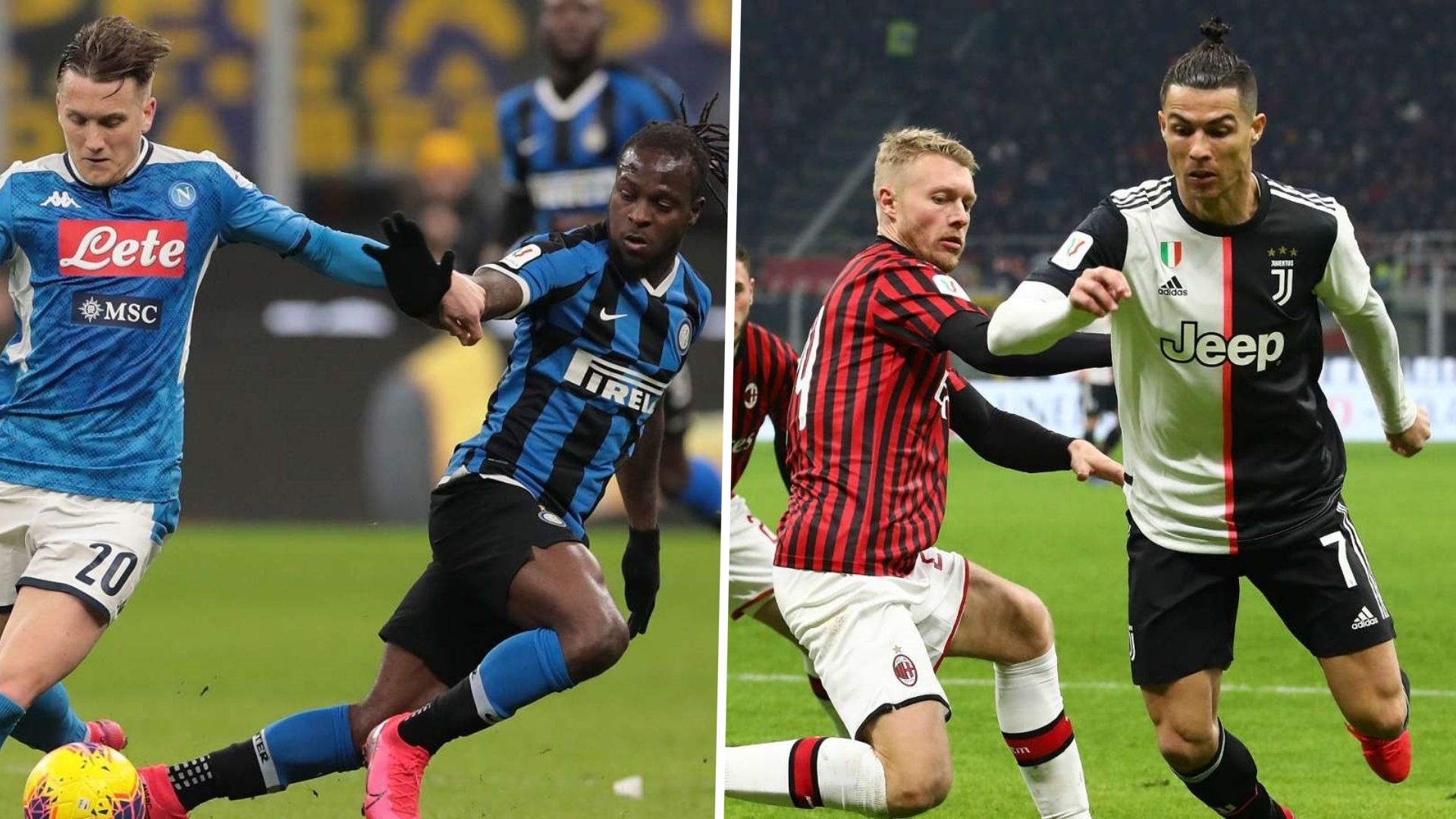 Napoli Inter Milan Juventus Coppa Italia 2020