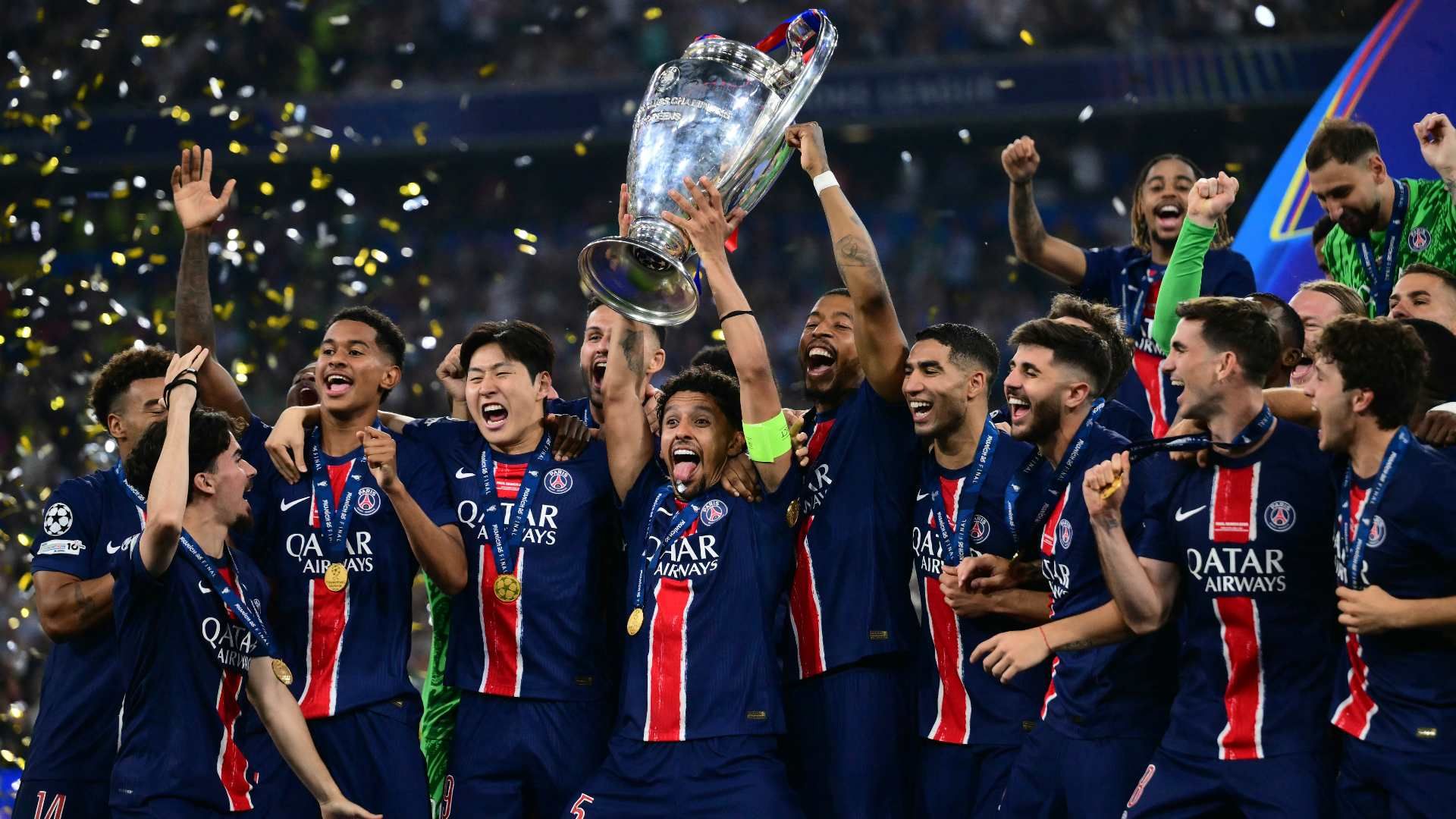 paris champions league trophy