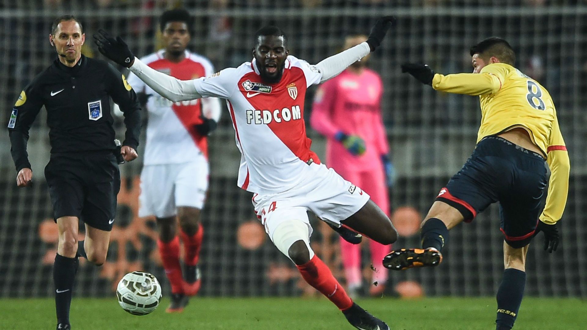 Tiemoue Bakayoko Johann Ramare Sochaux Monaco League Cup 10012017