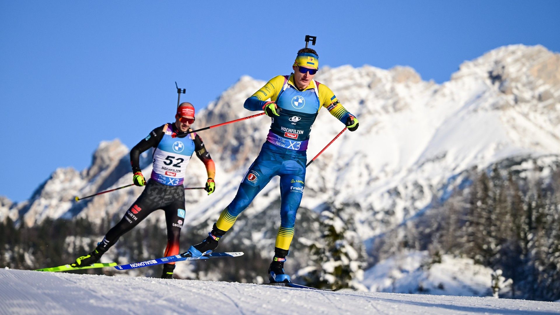 Vitalii Mandzyn of Ukraine and Danilo Riethmueller of Germany 