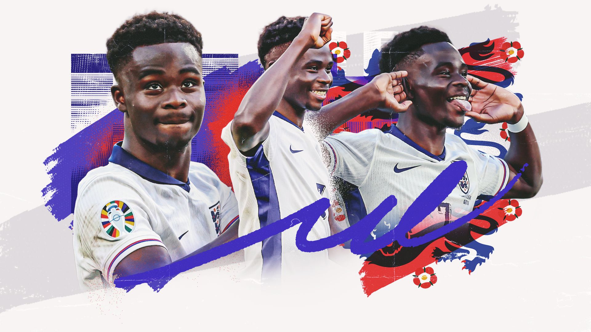  Saka can be England's best-ever winger