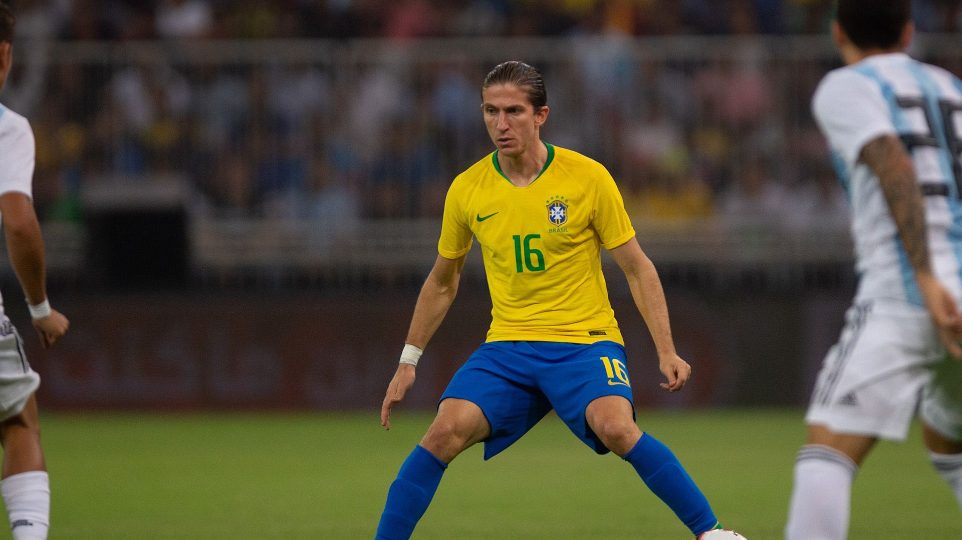Filipe Luis Brasil Argentina Amistoso Superclássico das Américas 16102018