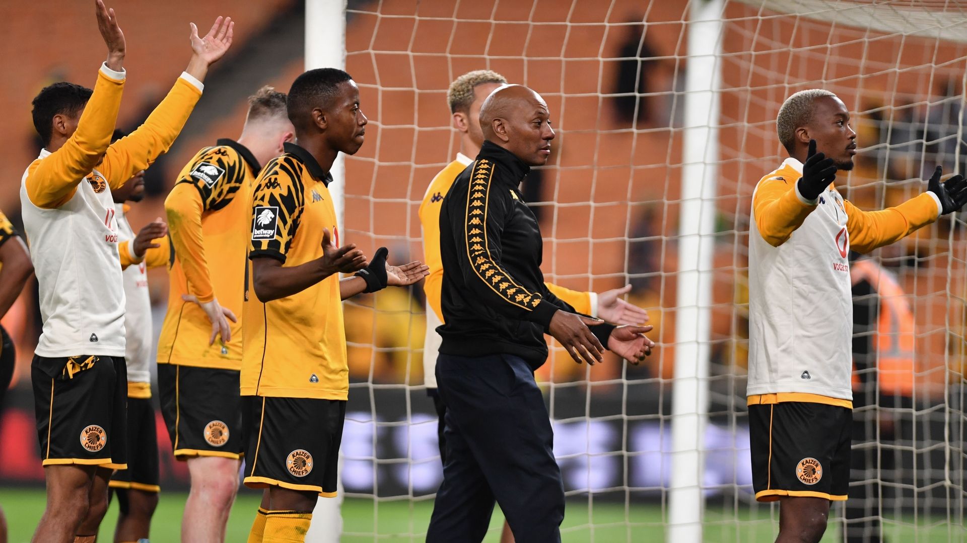 Kaizer Motaung Jr, Khanyisa Mayo and Thabo Cele, Kaizer Chiefs
