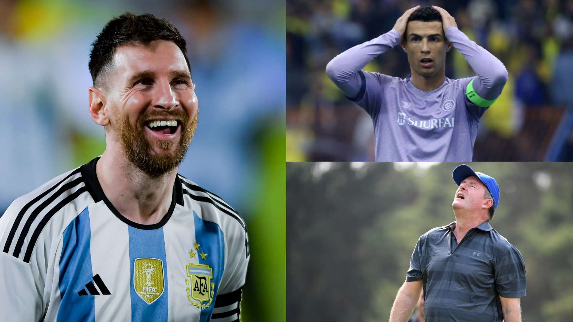 Messi, Ronaldo, Morgan GFX
