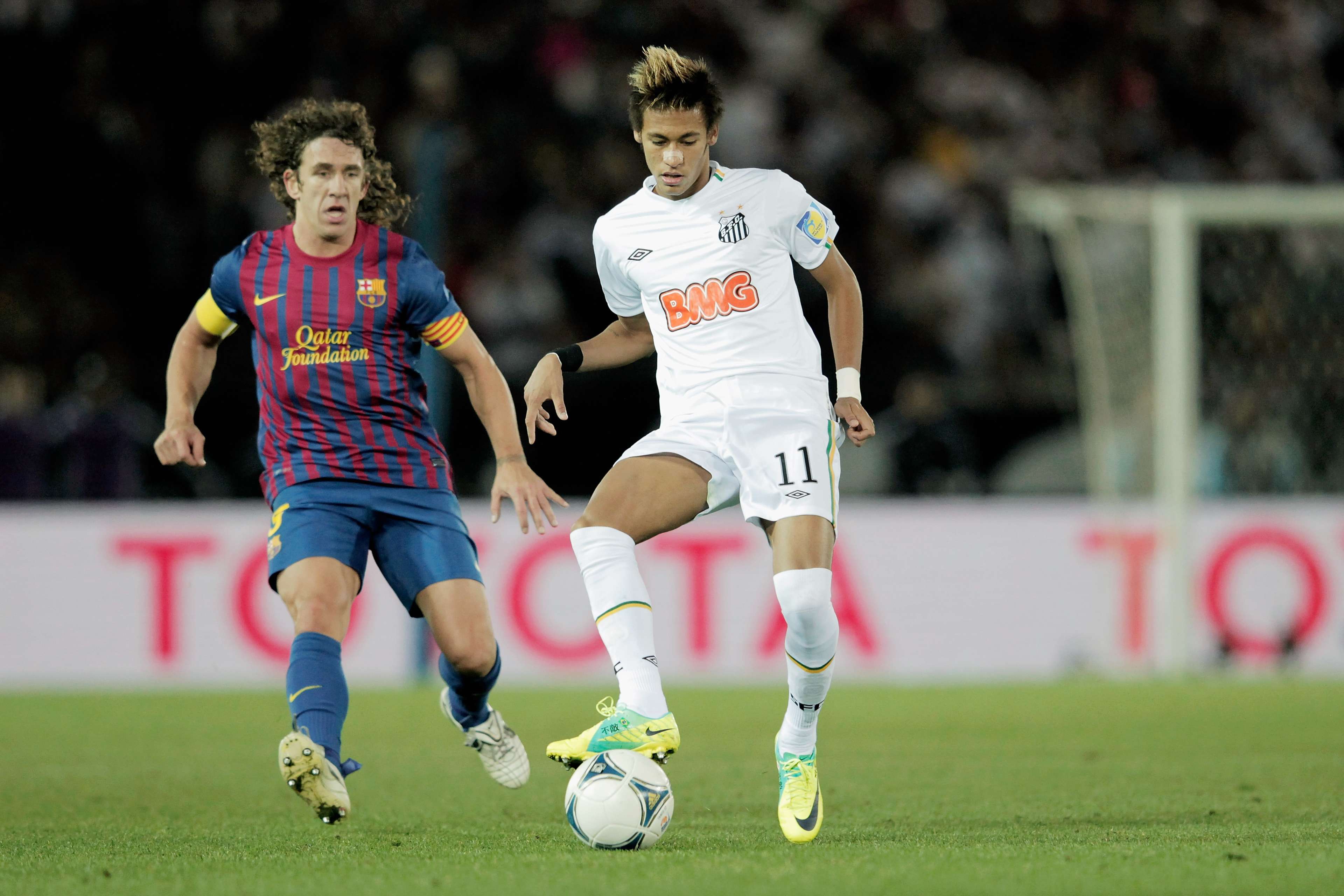 Neymar Puyol Barcelona Santos CWC 18122011