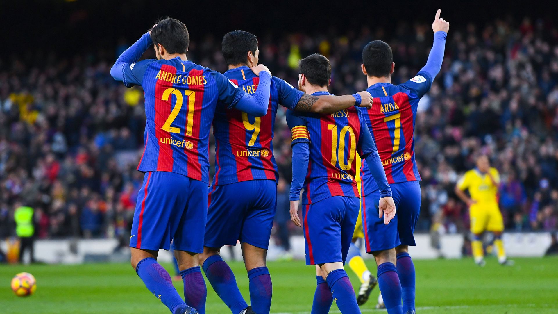 Barcelona Messi Turan Gomes Suarez 14012017