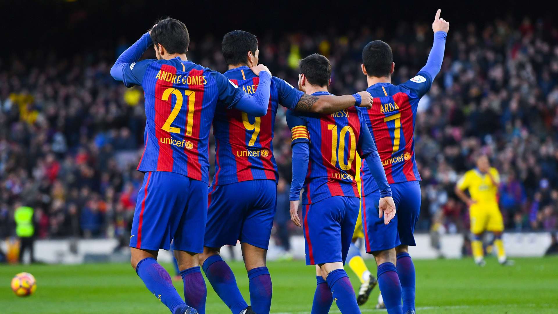 Barcelona Messi Turan Gomes Suarez 14012017