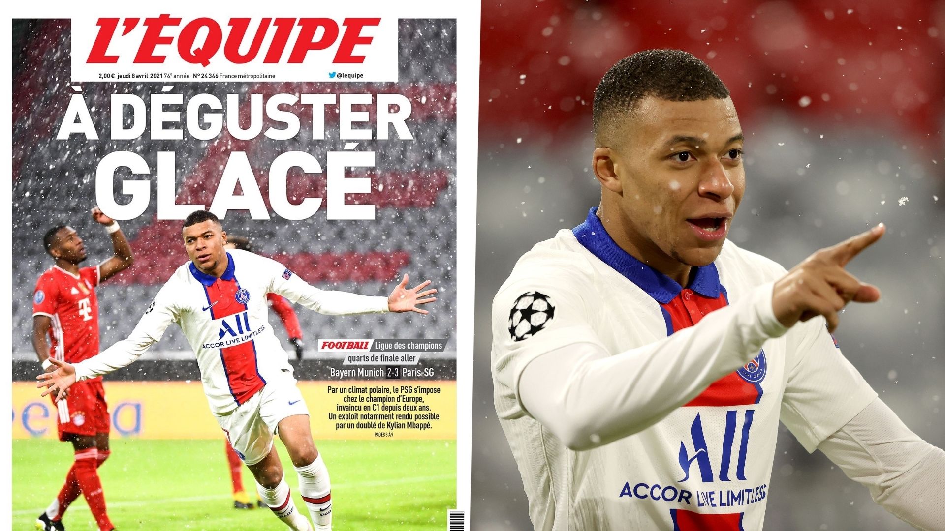 8 April 2021 L'Equipe
