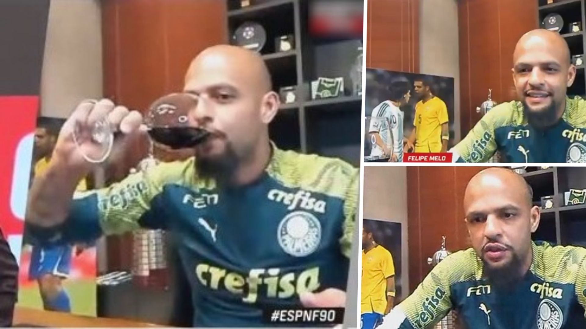 captura Felipe Melo Palmeiras 29092021
