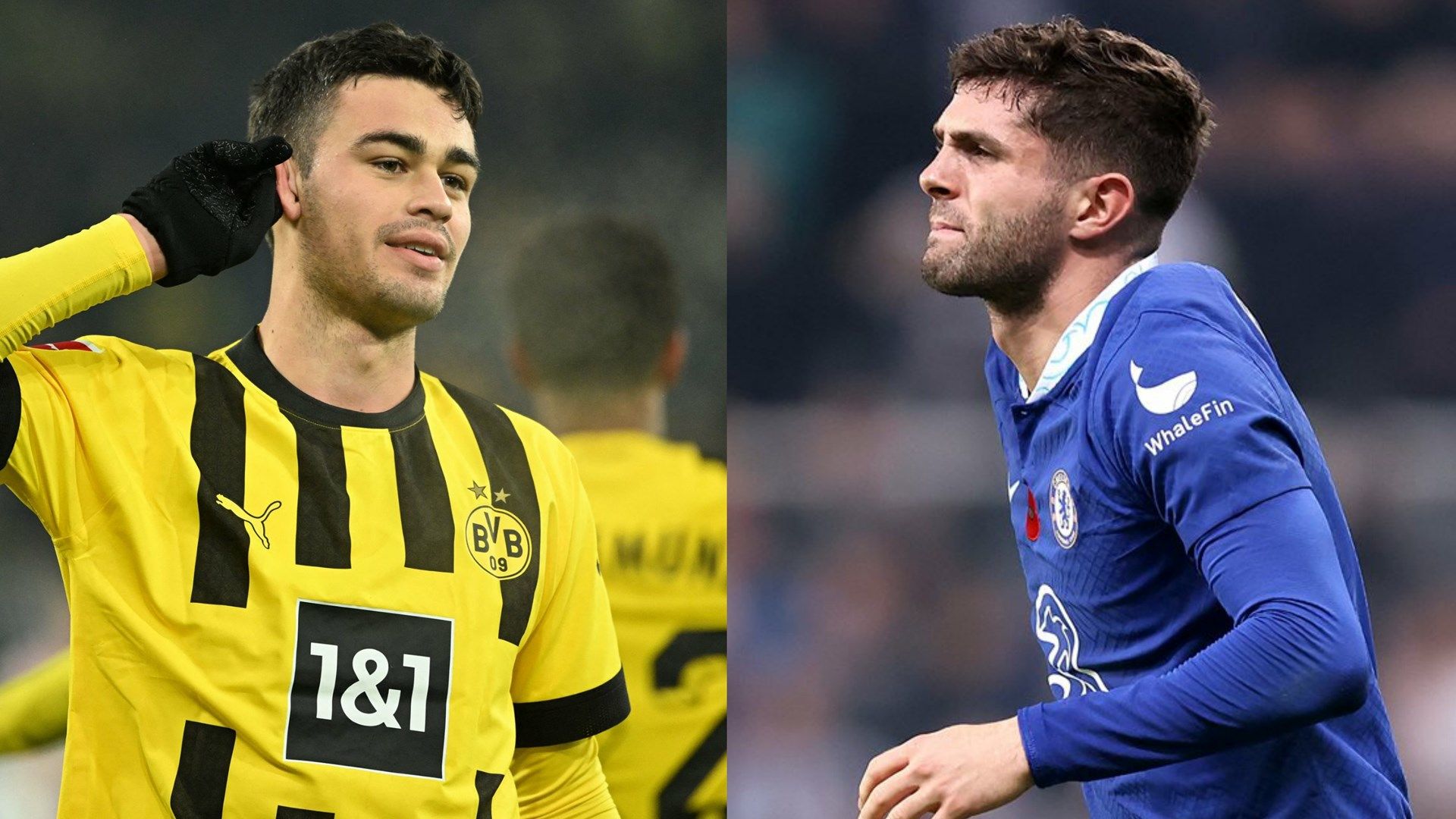 Gio Reyna Christian Pulisic GFX