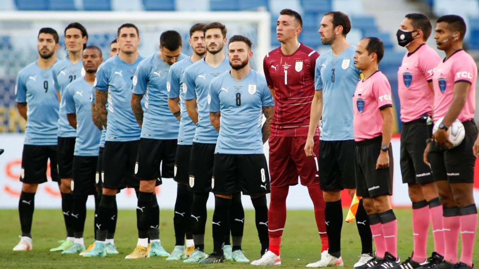 selección uruguaya en la copa américa 2021