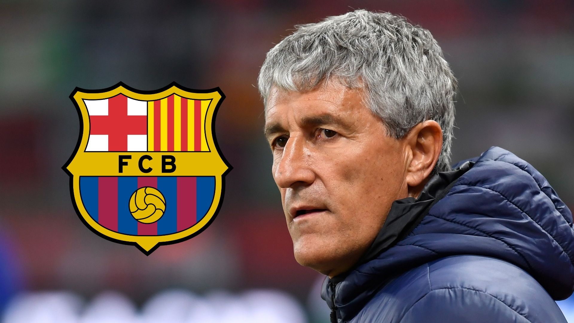 Quique Setien, Barcelona logo