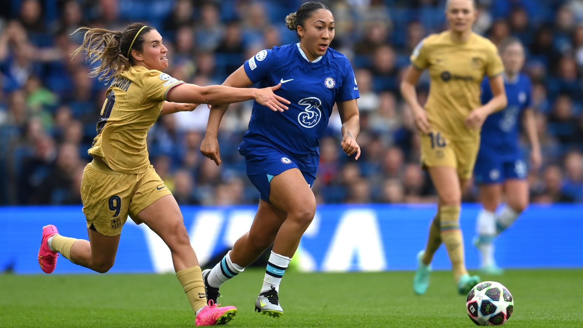 Mariona Caldentey Lauren James Barcelona Chelsea 2022-23