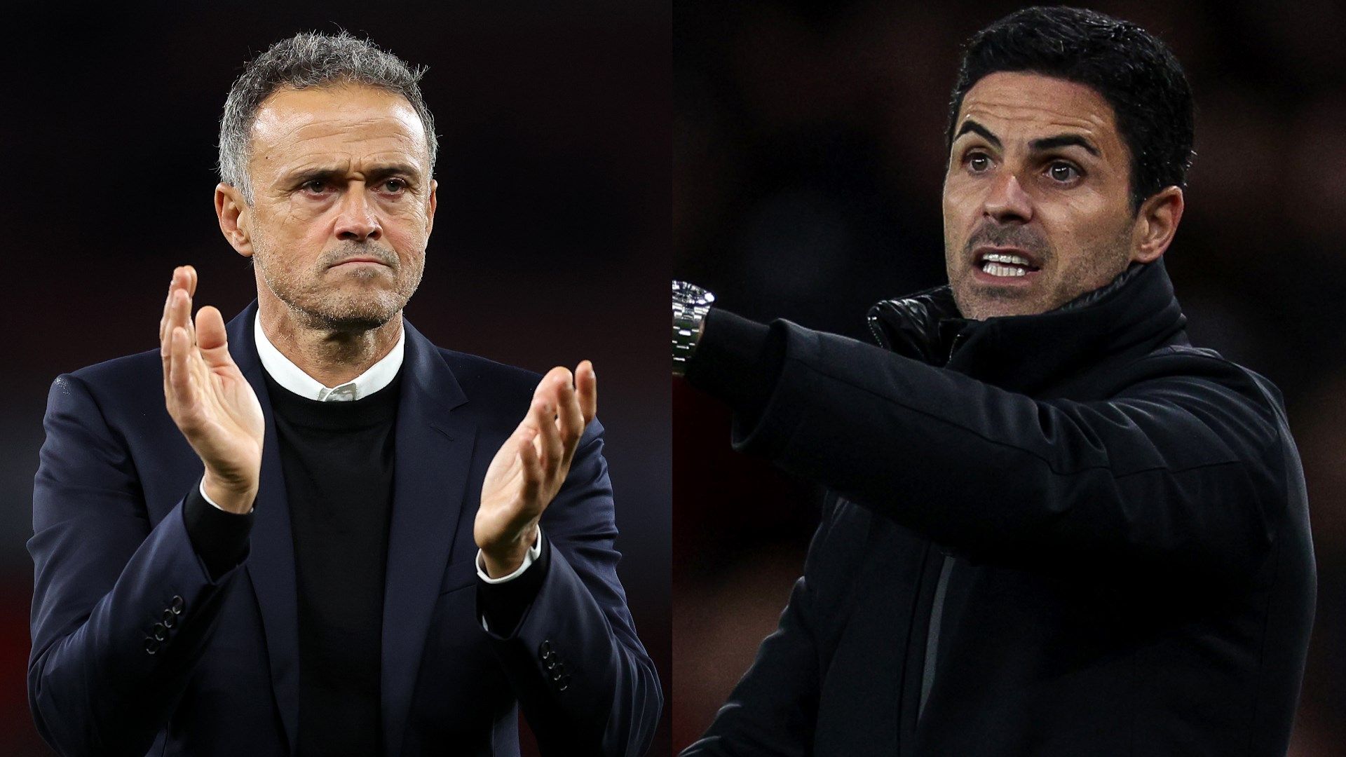 Luis Enrique Mikel Arteta GFX