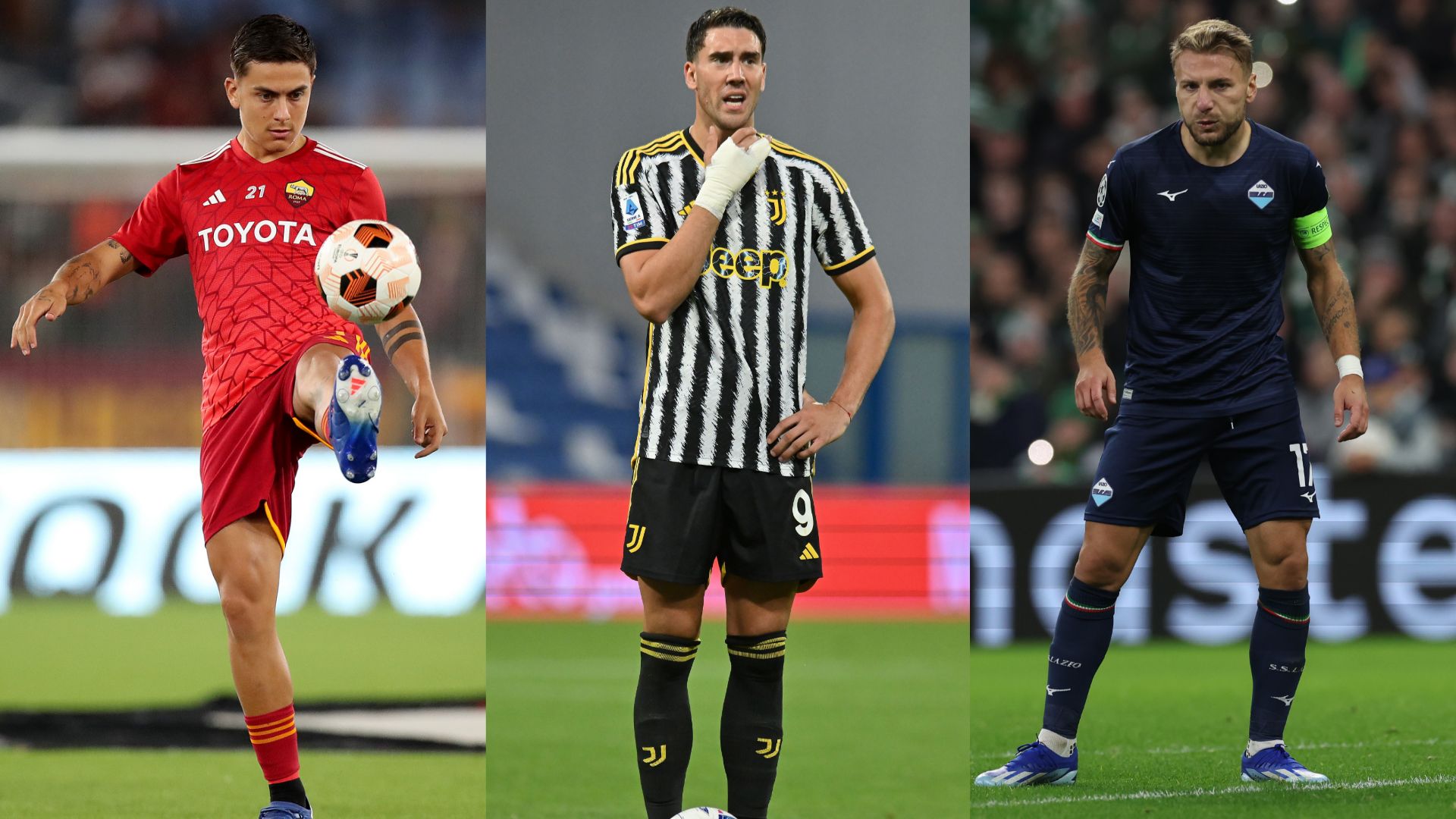 Dybala Vlahovic Immobile