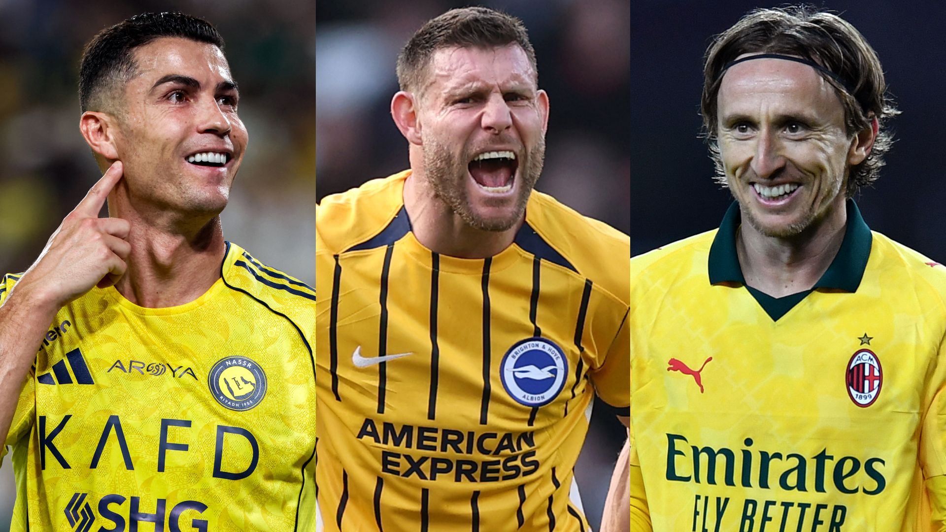 James Milner Cristiano Ronaldo Luka Modric