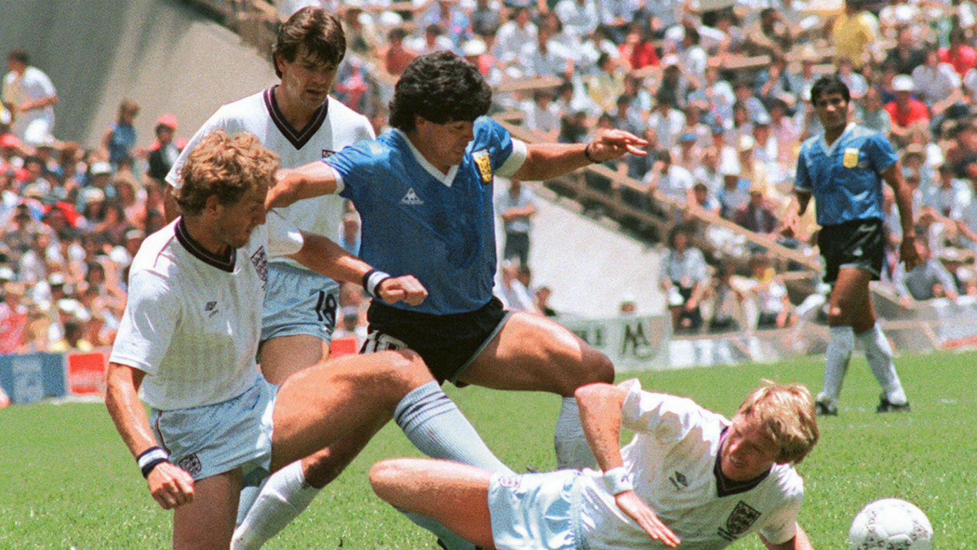 Maradona Inglaterra Mexico 86