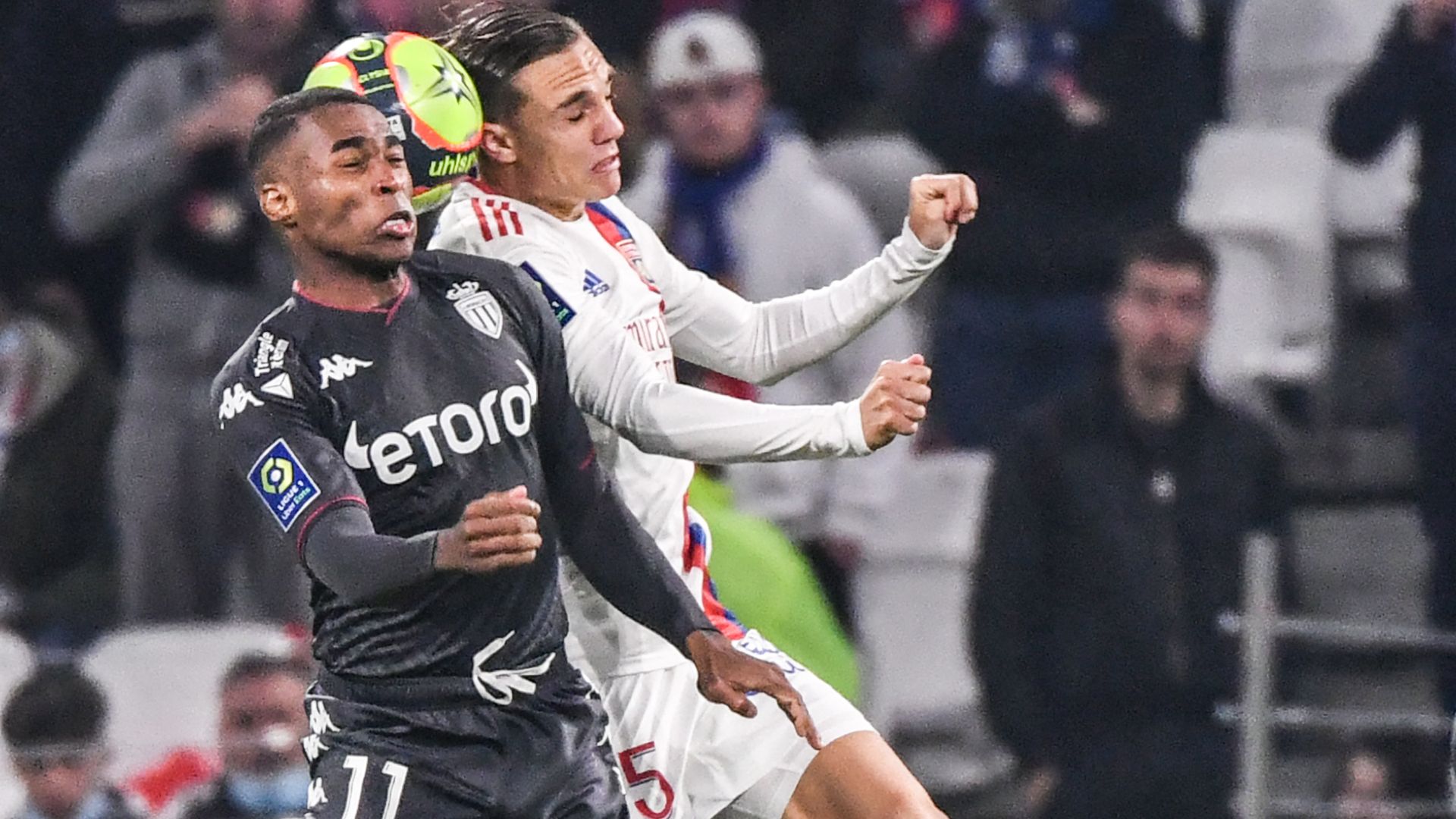 Maxence Caqueret Jean Lucas Lyon Monaco Ligue 1 16102021