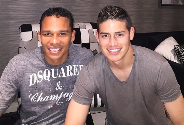 James y Bacca juntos en Madrid
