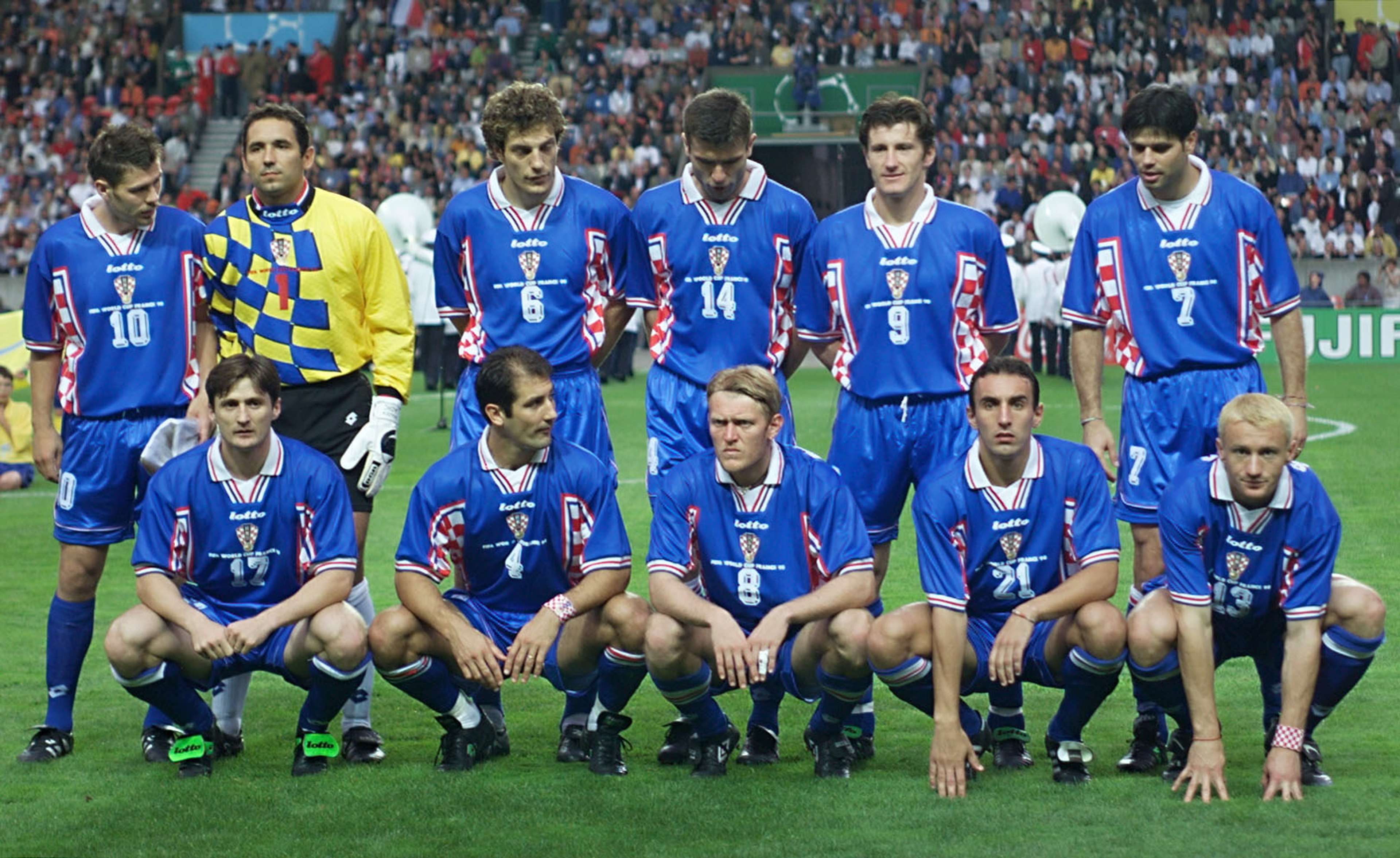 Croatia team third-place 1998 World Cup