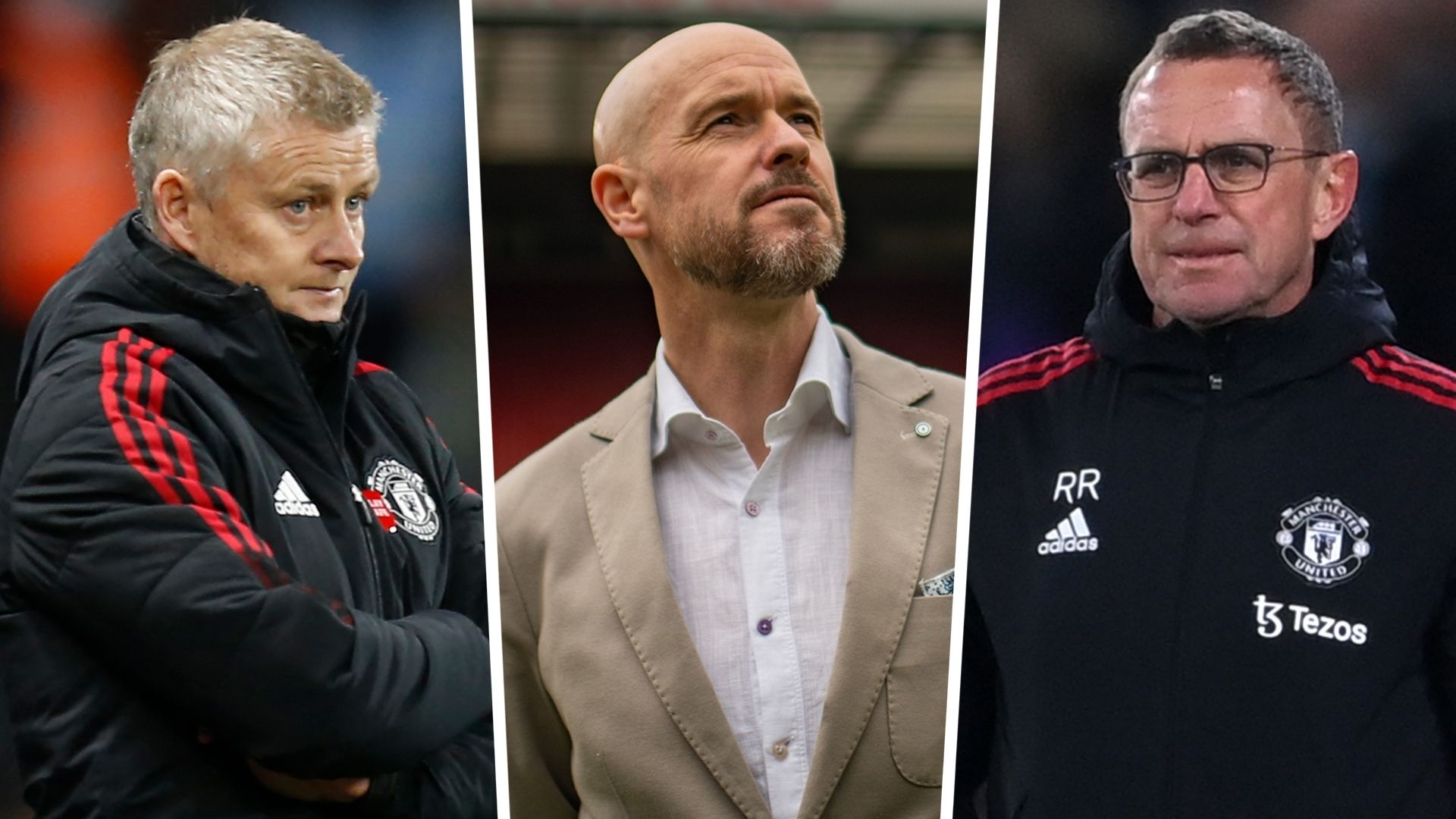 Ole Gunnar Solskjaer Erik ten Hag Ralf Rangnick
