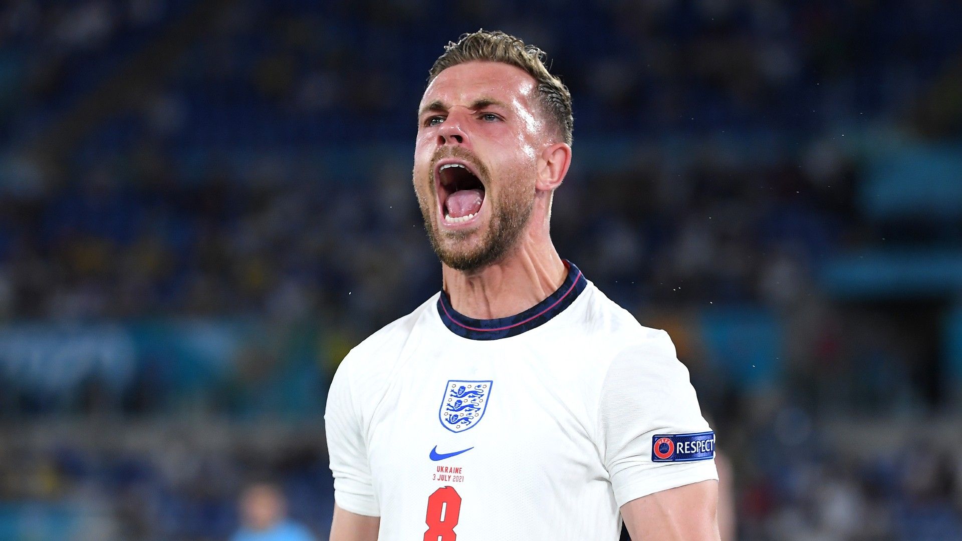 Jordan Henderson Ukraine vs England Euro 2020