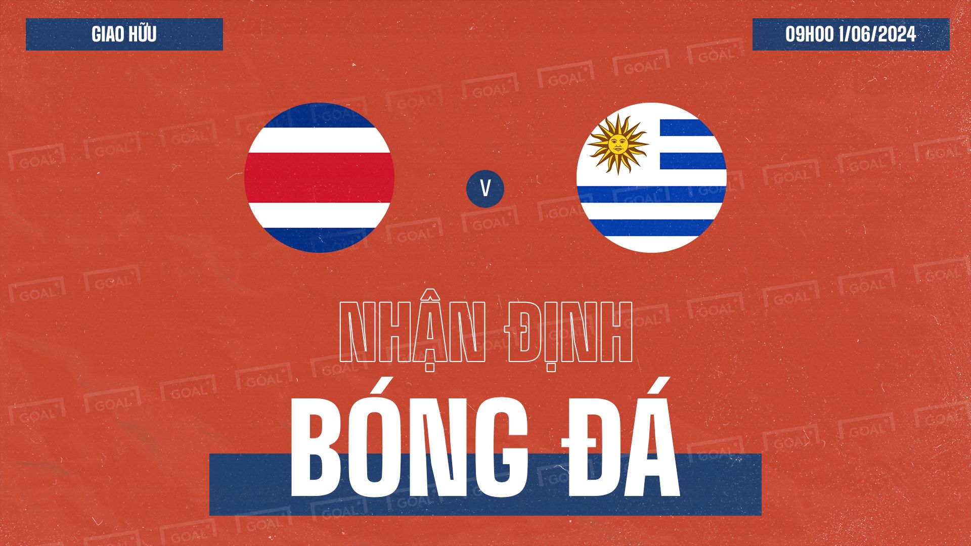 Costa Rica vs Uruguay Friendly match 2024 GFX