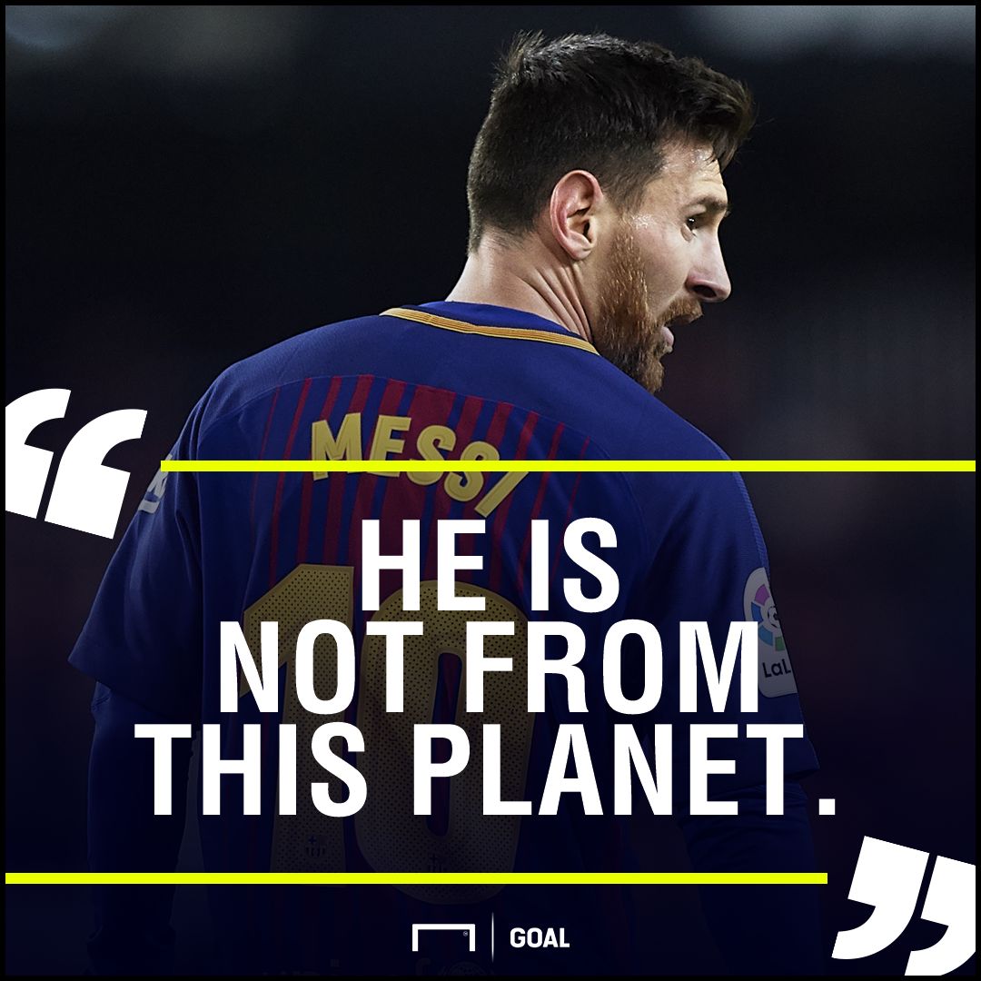 Lionel Messi Gerard Pique not from this planet