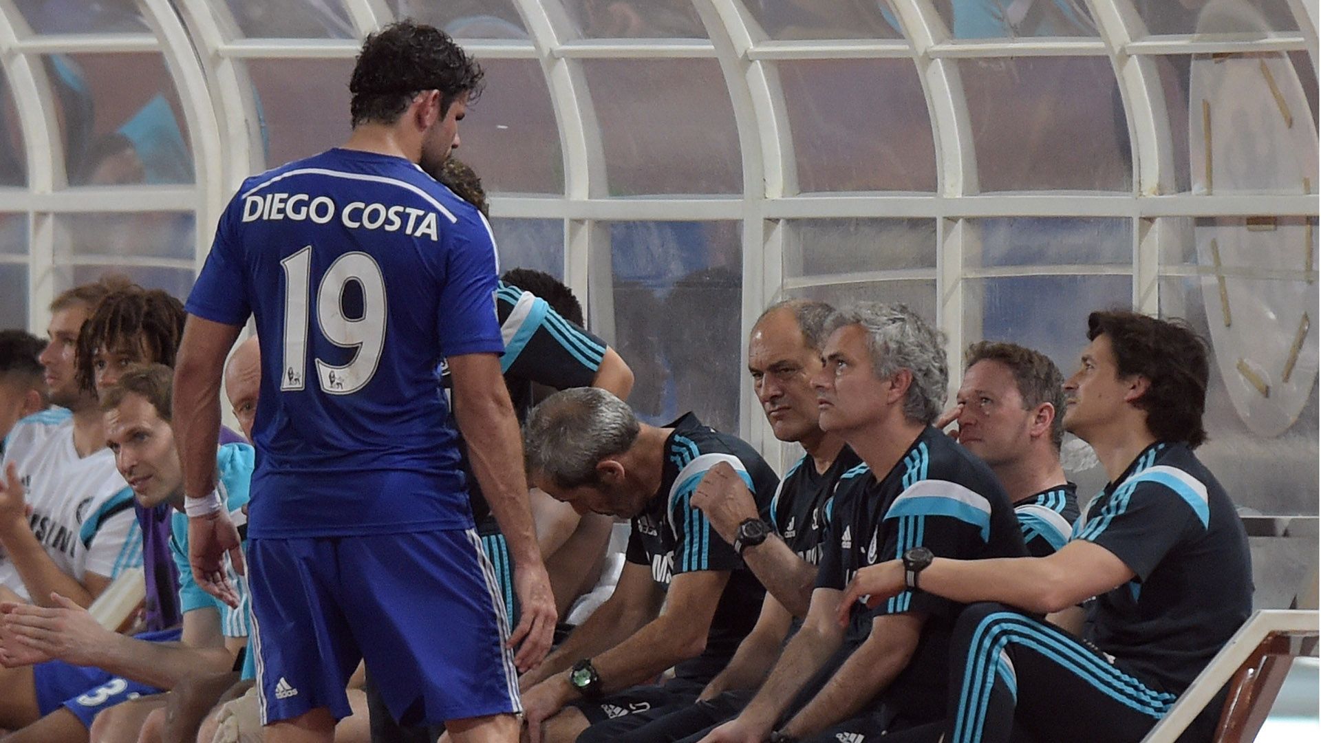 Diego Costa Jose Mourinho Chelsea Premier League