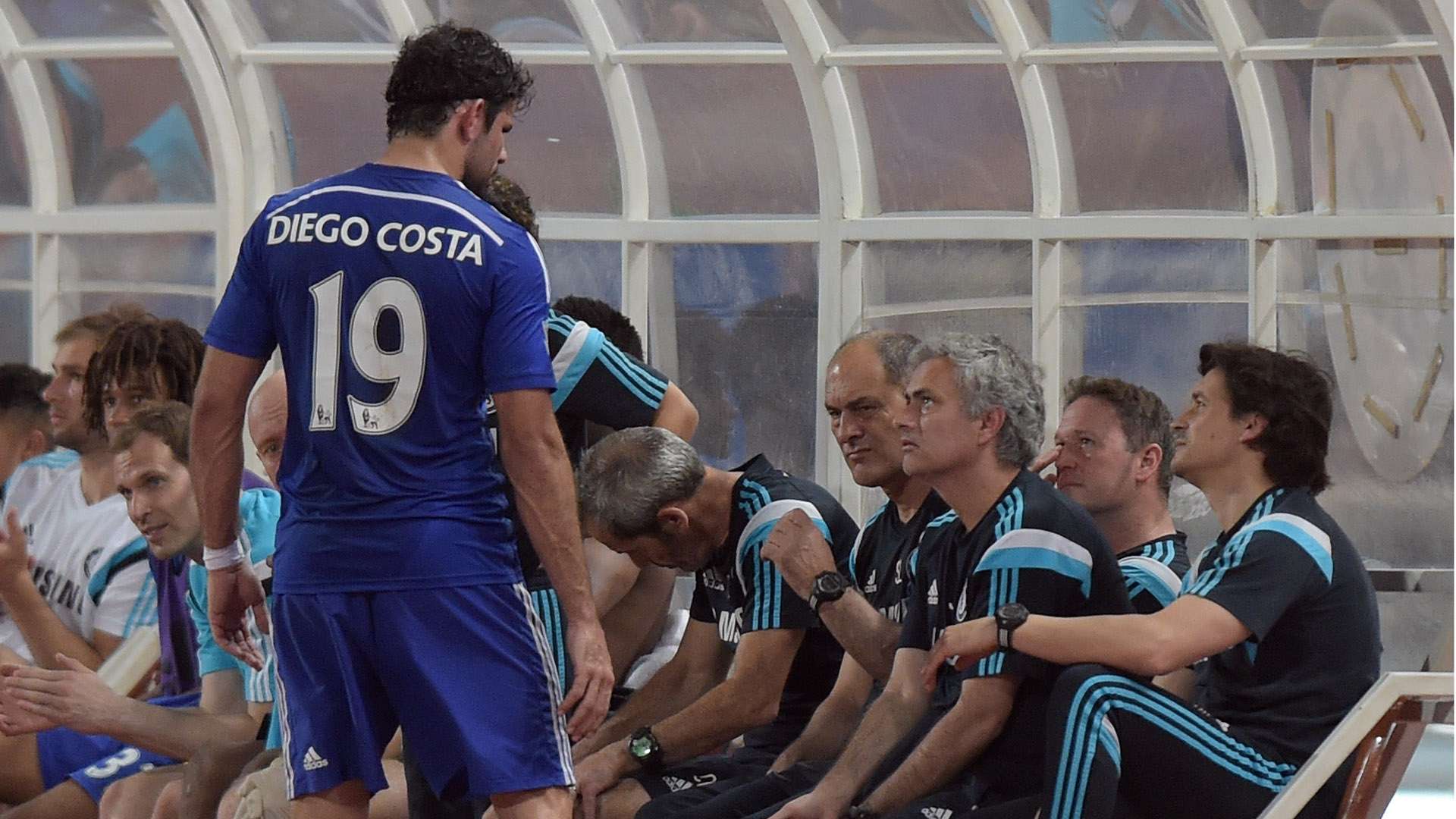 Diego Costa Jose Mourinho Chelsea Premier League