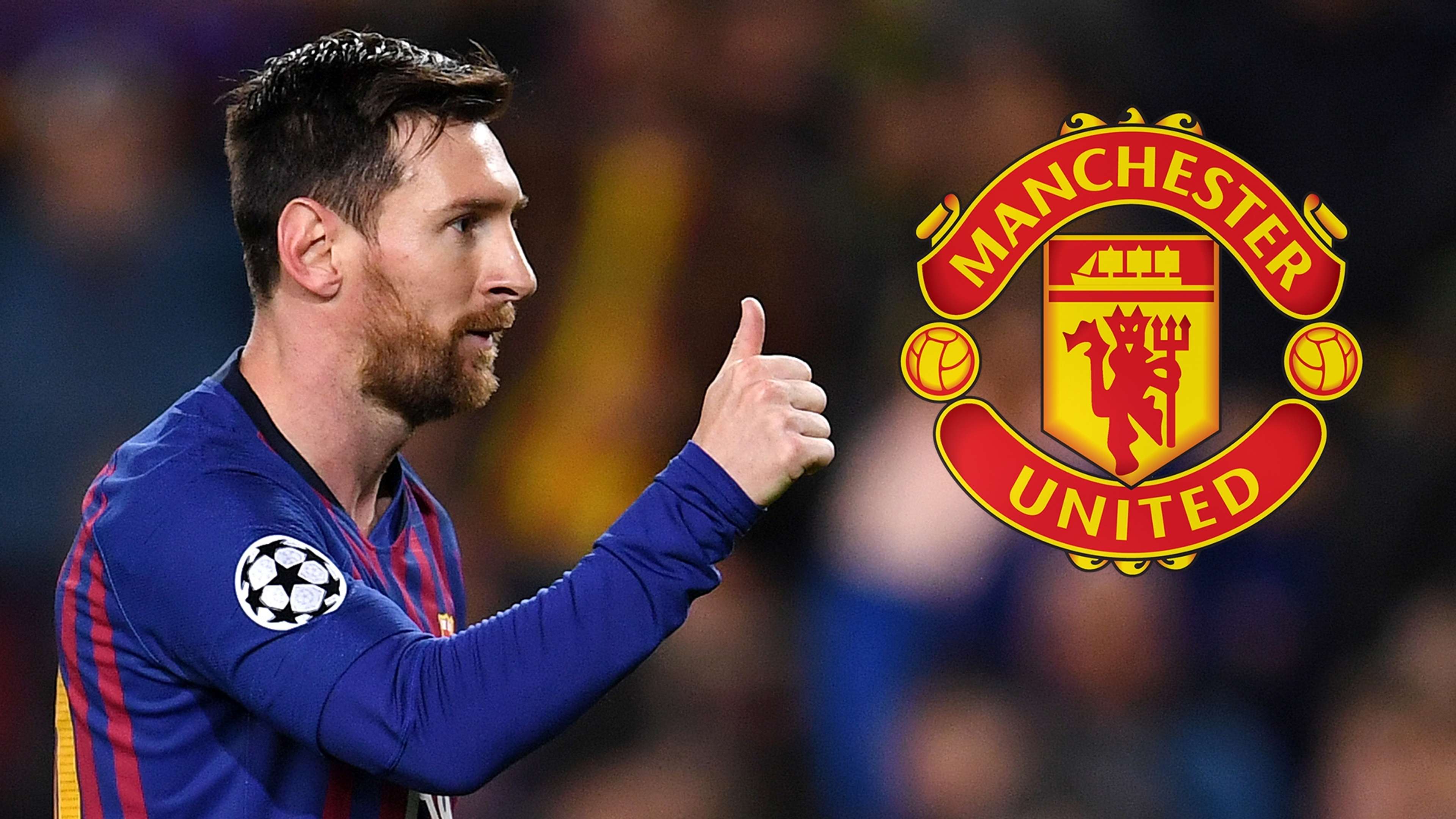 Lionel Messi Barcelona Man Utd